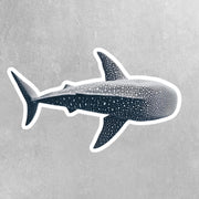 Whale Shark Sticker | Marine Life Vinyl Decal | Ocean Art for Water Lovers & Nature Enthusiasts | Cute Fish Decor
