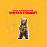 Grizzly Bear Sticker - Wilderness Bear Sticker for Nature Lovers - Explore the Great Outdoors, Adventure Decor & Gifts