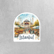 Istanbul Sticker - Elegant Istanbul Sticker - Istanbul Souvenir Sticker