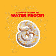 Albino Ball Python Sticker - Albino Python Sticker - Albino Ball Python Decal