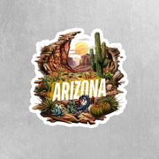 Arizona Sticker - Arizona Desert Sticker - Arizona Decal