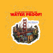 San Francisco Sticker - Golden Gate Bridge Sticker - San Francisco Decal