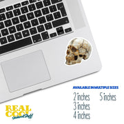 Skull Sticker | Cool Decal for Laptop, Car, & Phone | Durable Waterproof Design | Unique Halloween Gothic Decor