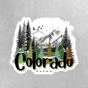 Aspen Colorado Sticker | Vintage Ski Resort Decal | Outdoor Adventure, Travel Souvenir, Winter Sports Enthusiast Gift