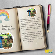 Area 51 Sticker - Alien, UFO, Extraterrestrial Decal for Car, Laptop, Water Bottle & More - Fun Sci-Fi Gift