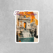 Trevi Fountain Sticker - Rome Sticker - Italy Sticker