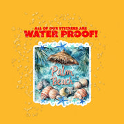 Palm Beach Sticker - Beach Sticker - Flordia Beach Sticker