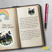 Isla Nublar Sticker - The Lost World Vinyl Decal, Jurassic Park Theme, Perfect for Car, Laptop & Water Bottle Decor