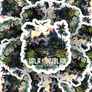 Isla Nublar Sticker - The Lost World Vinyl Decal, Jurassic Park Theme, Perfect for Car, Laptop & Water Bottle Decor