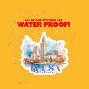 Tulsa Sticker - Tulsa Oklahoma Sticker - Oklahoma Decal
