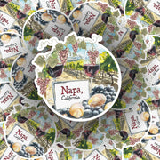 Napa Sticker - Napa California Sticker - California Decal - Wine Country Sticker
