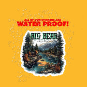 Big Bear Mountain Sticker - Big Bear Mountain Decal - Wilderness Sticker - California Sticker