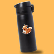 Origami Squirrel Sticker - Cute Squirrel Sticker - Origami Squirrel Decal