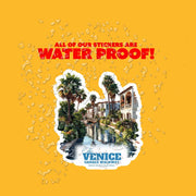 Venice Canals Walkway Sticker | Venice Beach California Decal, Ocean Inspired Art, Travel Souvenir, Beach Decor, Gift for Travelers