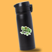 Origami Tree Frog Sticker - Cute Tree Frog Sticker - Origami Tree Frog Decal