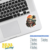 Santa Catalina Sticker | California Sticker | Beach Vibes Aesthetic | Perfect for Laptops, Water Bottles & More