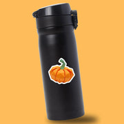 Origami Pumpkin Sticker - Cute Pumpkin Sticker - Origami Pumpkin Decal