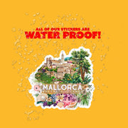 Mallorca Sticker - Balearic Islands Decal, Travel Souvenir, Laptop & Phone Decor, Aesthetic Wall Art, Gift for Travelers