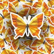Origami Butterfly Sticker - Cute Butterfly Sticker - Origami Butterfly Decal