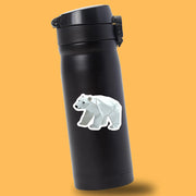 Origami Polar Bear Sticker - Cute Polar Bear Sticker - Origami Polar Bear Decal