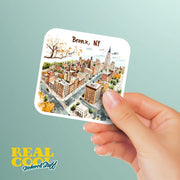 Bronx Sticker | Bronx New York Sticker | Vinyl Decal for Home & Car | NYC Pride Decor Gifts | Urban City Art