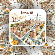 Bronx Sticker | Bronx New York Sticker | Vinyl Decal for Home & Car | NYC Pride Decor Gifts | Urban City Art