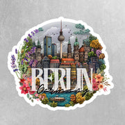 Berlin Sticker - Germany Sticker, Travel Souvenir, Die-Cut Decal, City Decor, Gift for Travelers, Cute Berlin Art, Custom Vinyl Stickers