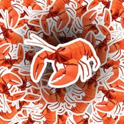 Origami Lobster Sticker - Cute Lobster Sticker - Origami Lobster Decal