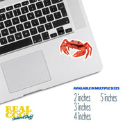 Origami Crab Sticker - Cute Crab Sticker - Origami Crab Decal