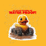 Four Wheel Drive Rubber Duck Sticker - Ducked Sticker - Monster Truck Duck Sticker
