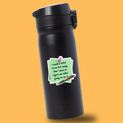 Funny To-Do List Sticker | Funny Sarcasm Vinyl Decal for Expert Advice | Humorous Wall Decor