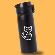 Origami Black Cat Sticker - Cute Black Cat Sticker - Origami Black Cat Decal