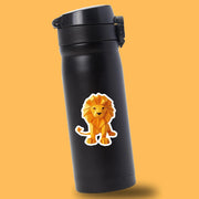 Origami Lion Sticker - Cute Lion Sticker - Origami Lion Decal