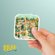 Gainesville Sticker | Florida Decal | Custom Vinyl Art | Laptop & Water Bottle Decor | Gift for Gators Fans