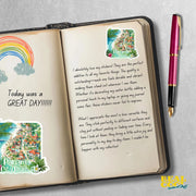 Panama City Beach Sticker | Florida Decal, Tropical Vacation Souvenir, Waterproof Beach Decor & Travel Accessory