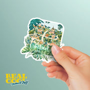 Lakeland Florida Sticker | Sunshine State Decal for Car, Laptop, Water Bottle & More