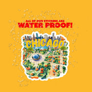Chicago Sticker - Millennium Park Sticker - The Bean Decal - Cute Chicago Souvenir for Travelers & Locals