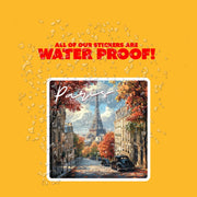 Paris Sticker - France Sticker - Eiffel Tower Sticker