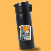 Honolulu Sticker - Vintage Hawaii Travel Decal, Retro Island Art, Aloha Decor, Surfing Adventure, Tropical Gifts & Souvenirs