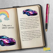 Sports Car Sticker - Cosmic Theme Car Sticker - Car Sticker