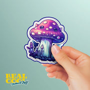 Mushroom Sticker - Cosmic Theme Mushroom Sticker - Cosmic Mushroom Sticker