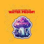 Mushroom Sticker - Cosmic Theme Mushroom Sticker - Cosmic Mushroom Sticker