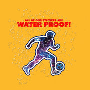 Soccer Sticker - Cosmic Theme Soccer Sticker - Cosmic Soccer Player Sticker