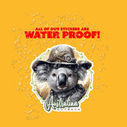 Australian Outback Sticker - Cute Koala Bear Vinyl Decal for Laptops, Water Bottles & More - Perfect Gift for Animal Lovers