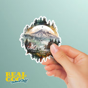 Mt Shasta California Sticker - California Sticker - Mountain Sticker