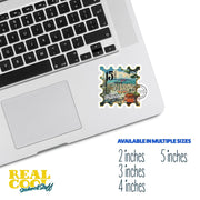 San Francisco Sticker - Vintage San Francisco Sticker - San Francisco Vintage Postage Stamp Sticker