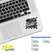 Amsterdam Sticker - Vintage Travel Décor, Retro Amsterdam Souvenir for Laptops, Water Bottles & Crafting