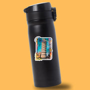 Pisa Italy Sticker | Leaning Tower of Pisa Decal | Travel Souvenir for Italy Lovers | Perfect for Laptops & Water Bottles