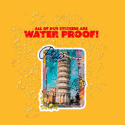 Pisa Italy Sticker | Leaning Tower of Pisa Decal | Travel Souvenir for Italy Lovers | Perfect for Laptops & Water Bottles