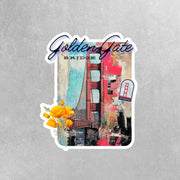 Golden Gate Bridge Sticker | San Francisco & California Souvenir | San Francisco Sticker